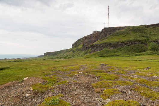 Кольский полуостров | Впереди очередная точка - Два брата См фото, два каменных столба в левой части.
